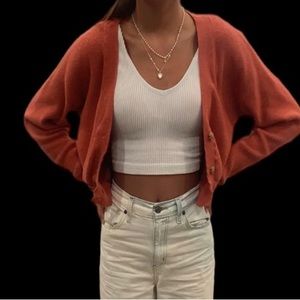 PREPPY CROPPED CARDIGAN😗